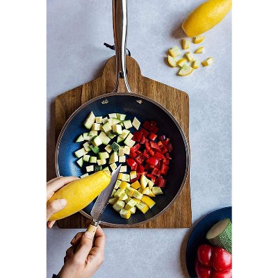 Granitestone Blue 12'' Nonstick Aluminum Fry Pan with Cool Touch Handle