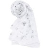 Allegra K Women's Long Chiffon Floral Scarves Lightweight Beach Sunscreen Swimwear Wrap Shawls - 2 of 4