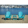 Marina 3pc Outdoor Adirondack Chair & Table Set - LuXeo
 - image 2 of 4