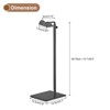 Unique Bargains Metal Adjustable Height Electroplated Finish Durable Handbag Rack - 2 of 3