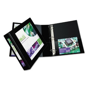 Avery Framed View Heavy-Duty Binders, 3 Rings, 2" Capacity, 11 x 8.5, Black - 1 of 4