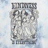 Juniors Womens Disney Black and White Princesses Kindness is Everything Crop T-Shirt - 2 of 3