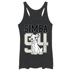 Women's Lion King Simba 94 Racerback Tank Top - 1 of 3