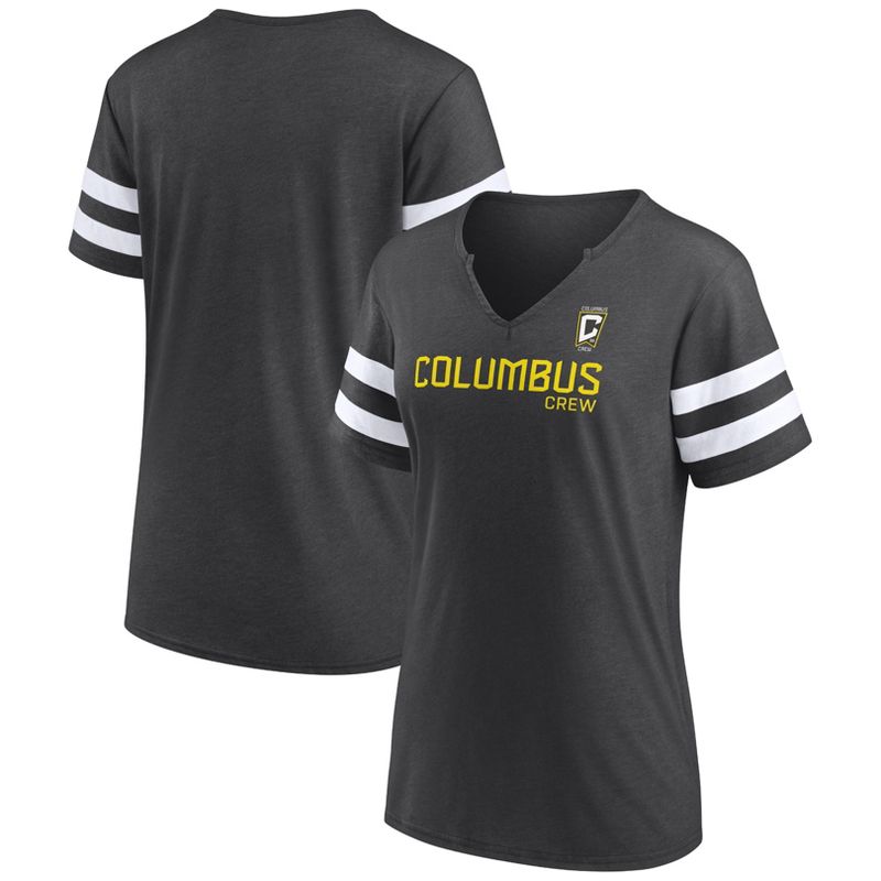 MLS Columbus Crew Women&#39;s Split Neck T-Shirt, 1 of 4