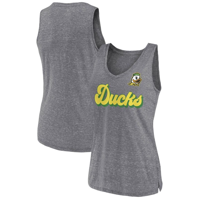 NCAA Oregon Ducks Women&#39;s V-Neck Tank Top, 1 of 4