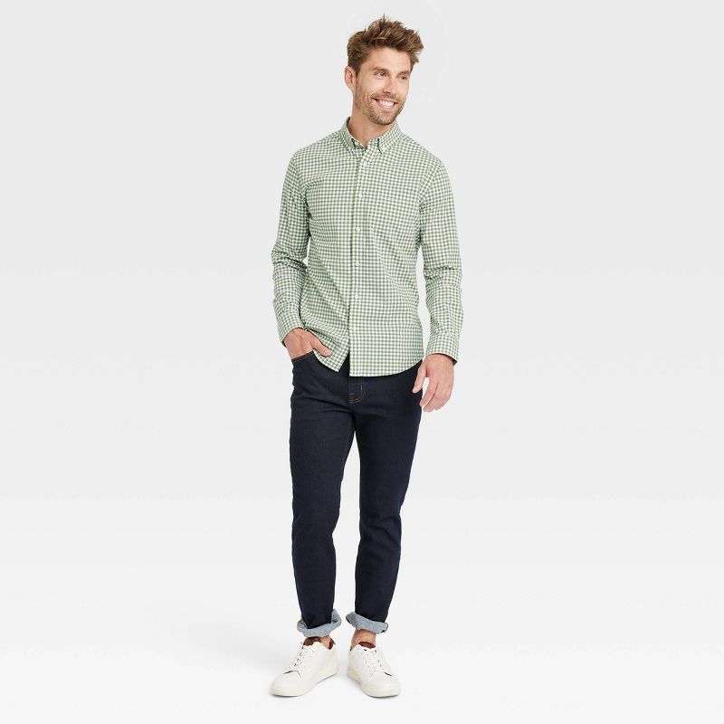 Men's Every Wear Long Sleeve Button-Down Shirt - Goodfellow & Co™, 4 of 5