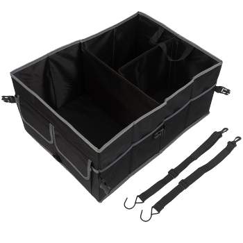 Armor All 12 Compartment Universal Car Trunk Organizer Built-In Cooler,  Collapsible ACO7-1005-BLK - The Home Depot