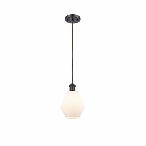 Cindyrella - 1 Light Cord Hung Mini Pendant In Industrial Style-10 Inches Tall and 6 Inches Wide - 1 of 1