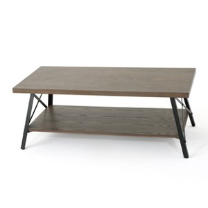 Camaran Industrial Coffee Table Gray - Christopher Knight Home