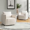 Angela 360°Rotatable Swivel Barrel Chair,Set of 2 |ARTFUL LIVING DESIGN - 2 of 4