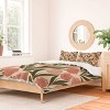 Deny Designs 3pc Full/Queen Cuss Yeah Pink Tulip Field Duvet and Sham Set - 2 of 4
