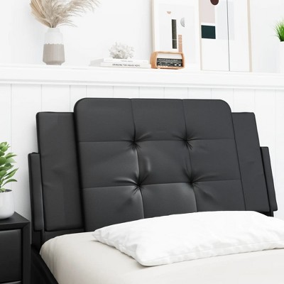 vidaXL Headboard Cushion Black 39.4" Faux Leather