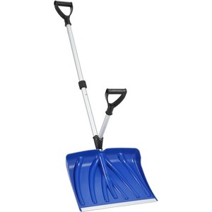Lightweight 3.5LBS Aluminum Snow Shovel – 18x13in Blade, Ergonomic Assisted D-Ring Handle, for Driveways, Walkways & Outdoor Spaces - 1 of 4