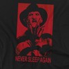 Nightmare On Elm Street Never Sleep Again Adult T-Shirt - 2 of 4