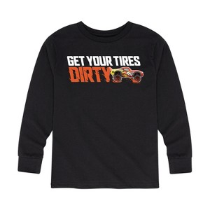 Boys' - Cars -  Long Sleeve Graphic T-Shirt - 1 of 4