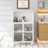 45.28" H Storage Cabinet, Freestanding Display Storage Cabinet for Bathroom, Living Room, Kitchen, Home Office - 3 of 4