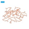 Unique Bargains DIY Crafts Earrings Necklace Bracelet Making Alloy Open Back Umbrella Bezel Pendants 20 Pcs - 3 of 4