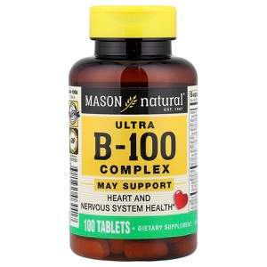 Mason Natural Ultra B-100 Complex, 100 Tablets - 1 of 4