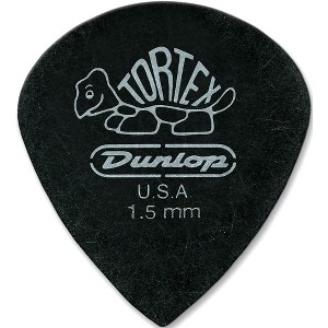 Dunlop Tortex Pitch Black Jazz Guitar Picks 1 Dozen - 1 of 4