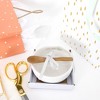 Pavilion Gift Company - Love You Food - 4.5" Ceramic Bowl with Bamboo Spoon - Dining Bowls - 4 of 4