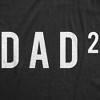 Mens Dad To The Second T Shirt Funny Father Of Two Fathers Day Tee - Crazy Dog Men's T Shirt - 2 of 4