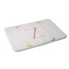 Deny Designs April Lane Art Simple Bow Monogram Memory Foam Bath Mat - 2 of 4