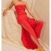 Women's Side Slit Strapless Jumpsuit - Mainstrip - 4 of 4
