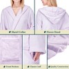 PAVILIA Women Robe with Hood, Fleece Plush Soft Long Hooded Robe, Fluffy Fuzzy Cozy Warm Bathrobe Shower Spa House - 4 of 4