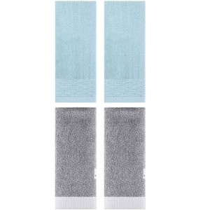 REGALWOVEN 4 Pcs Cotton Quick Drying Soft Lightweight Hand Towel - 1 of 4