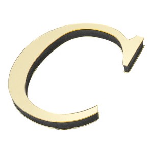 Unique Bargains Self-Adhesive Letter Acrylic Alphabet Mirror Wall Stickers - 1 of 4