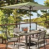 6'x10' Rectangular Outdoor Patio Market Umbrella with Black Pole - Threshold™ - 2 of 4