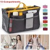 Women Lady Travel Insert Handbag Organiser Makeup Bags Toiletry Purse Liner w/Hand Strap - 4 of 4