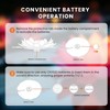 HOM Floating Lotus Light - Waterproof Lotus Flower Lamp for Pools & Ponds - Colorful Battery-Operated LED Pool Lights (12-pack) - 4 of 4