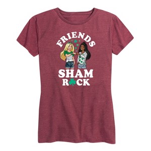 Women's - Barbie - St. Patrick's Day Friends Sham Rock Short Sleeve Graphic T-Shirt - 1 of 4
