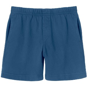 City Threads USA-Made Cotton Boys Soft Above-Knee Side Pocket Shorts, UPF 50+ - 1 of 4