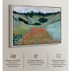 Art Remedy Claude Monet - Poppy Field in a hollow near Giverny Classic Monet Art Prints Framed - 3 of 4