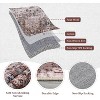 Area Rug for Living Room, Ombre Vintage Distressed Washable Non-Slip Bedroom Rug, Ultra-Thin Soft Large Area Rug for Bedroom Dining Room - 3 of 4