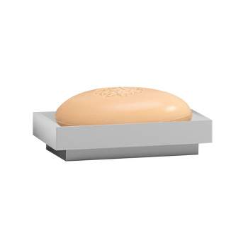 Pure Ceramic Soap Dish Holder - Nu Steel