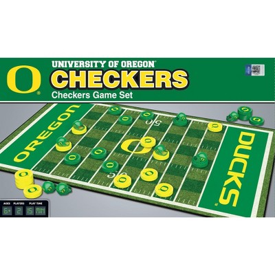 MasterPieces NCAA Oregon Checkers Board Game