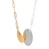 Silpada 'Palette' Sterling Silver with 14K Yellow Gold Plating Necklace, 18” + 2” - 2 of 4