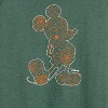 Women's - Disney - Mickey Silhouette Lightweight French Terry Wide Neck Long Sleeve Shirt - 2 of 4