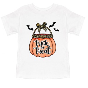 Trick of Treat Pumpkin - Youth Short Sleeve Graphic T-Shirt and Toddler Short Sleeve Graphic T-Shirt - 1 of 3