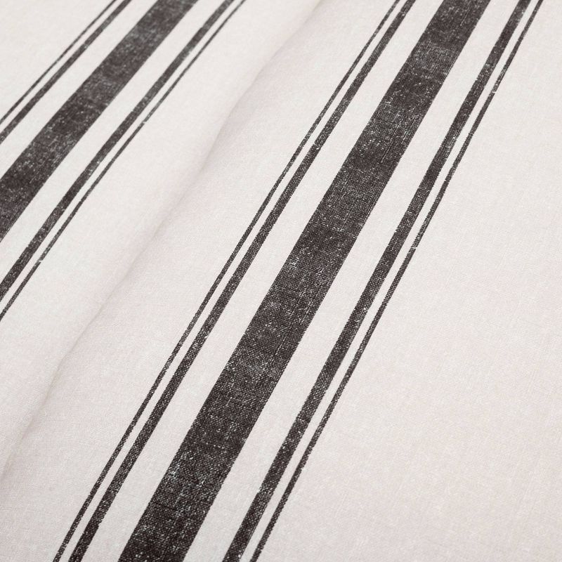 Farmhouse Stripe Reversible Cotton Comforter & Sham Set - Lush D&#233;cor, 4 of 18