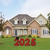 Big Dot of Happiness Red 2025 Graduation Party Yard Signs - Outdoor Lawn Decorations - 2025 - 3 of 4