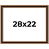 PosterPalooza | Weathered Gold Picture Frame - UV Acrylic, Backing Board, Hanging Hardware Included - 2 of 4
