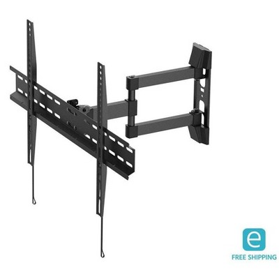 Monoprice Full-Motion Articulating TV Wall Mount Bracket - For Flat Screen TVs 37in to 70in, Max Weight 77lbs, Extension