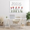 Stupell Industries Trust The Lord Tulips, 48" x 36" - 2 of 4
