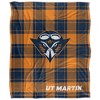 The University Of Tennessee At Martin Campus Plaid Spirit Silky Touch Super Soft Throw Blanket 50x60 - 2 of 4