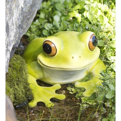 Wind & Weather Peeping Frog Sculpture