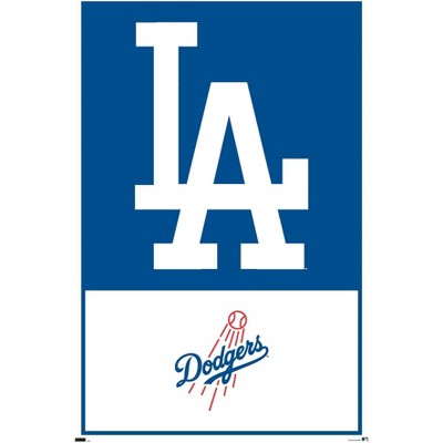 Trends International Mlb Los Angeles Dodgers - Logo 22 Framed Wall ...